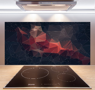 Rivestimento parete cucina con motivo astratto