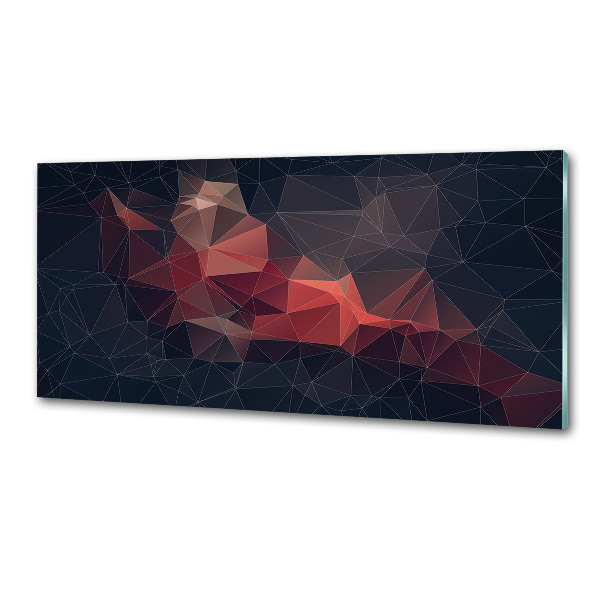 Rivestimento parete cucina con motivo astratto