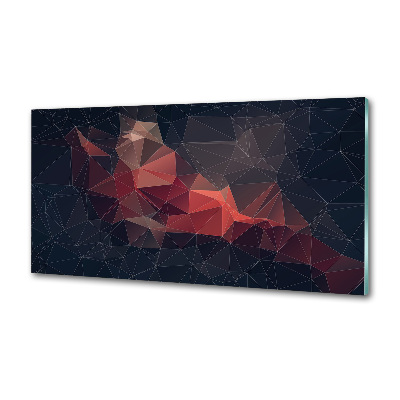 Rivestimento parete cucina con motivo astratto