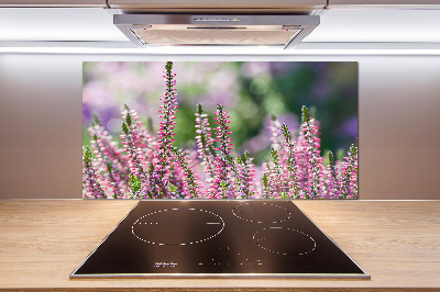 Rivestimento parete cucina con motivo Fiori di erica