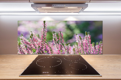 Rivestimento parete cucina con motivo Fiori di erica