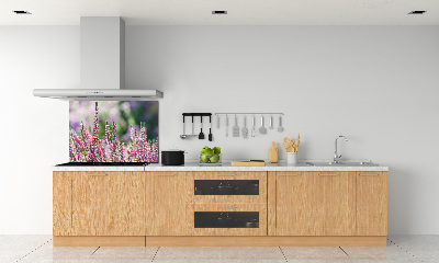 Rivestimento parete cucina con motivo Fiori di erica