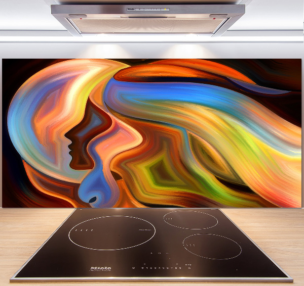 Pannello paraschizzi cucina con motivo astratto