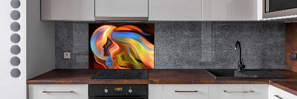Pannello paraschizzi cucina con motivo astratto