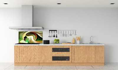 Rivestimento parete cucina con motivo astratto