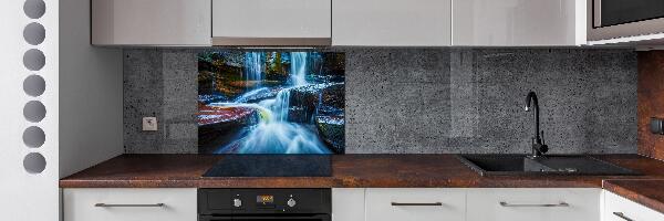 Rivestimento parete cucina con motivo Cascata tropicale