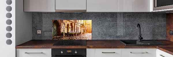 Rivestimento parete cucina con motivo ispirato a Cracovia, Polonia