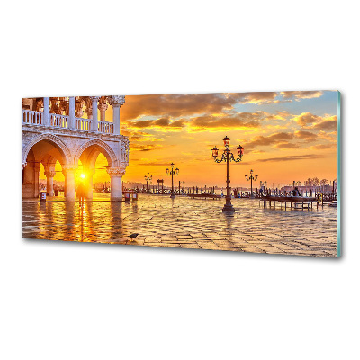 Pannello paraschizzi cucina con motivo ispirato a Venezia, Italia