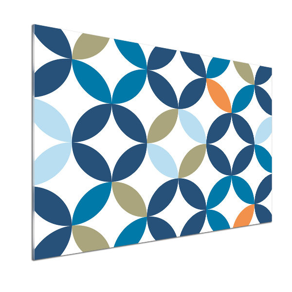 Pannello retrocucina con motivo geometrico