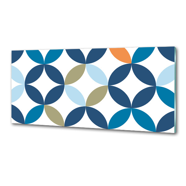 Pannello retrocucina con motivo geometrico