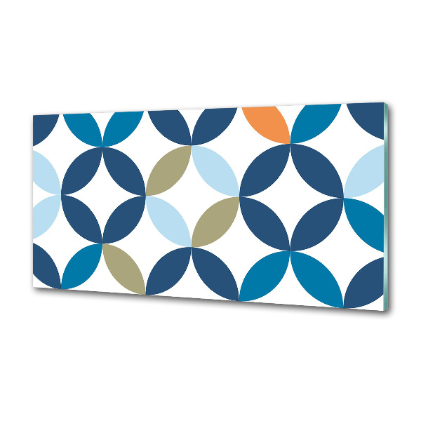 Pannello retrocucina con motivo geometrico