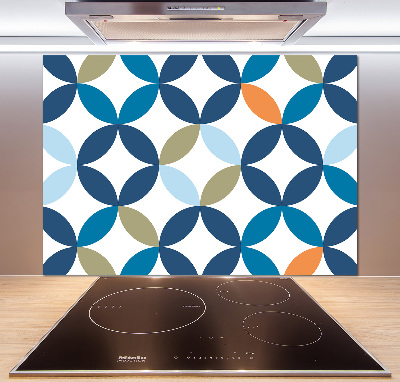 Pannello retrocucina con motivo geometrico