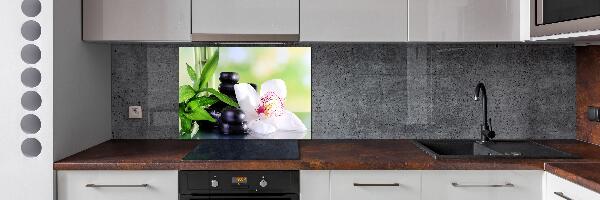 Pannello retrocucina con motivo orchidea