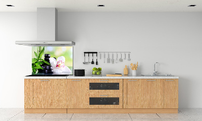 Pannello retrocucina con motivo orchidea