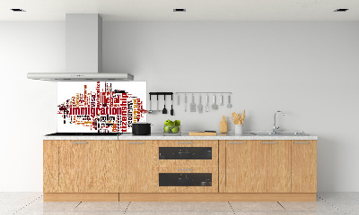 Pannello paraschizzi cucina con motivo a tema Immigrazione