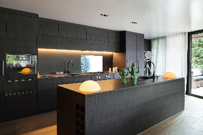 Pannello retrocucina con motivo di dente di leone