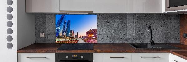 Rivestimento parete cucina con motivo 