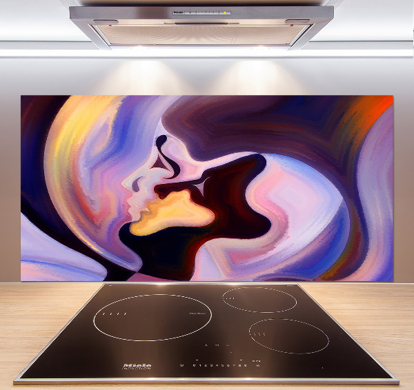 Pannello paraschizzi cucina con motivo astratto