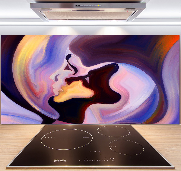 Pannello paraschizzi cucina con motivo astratto