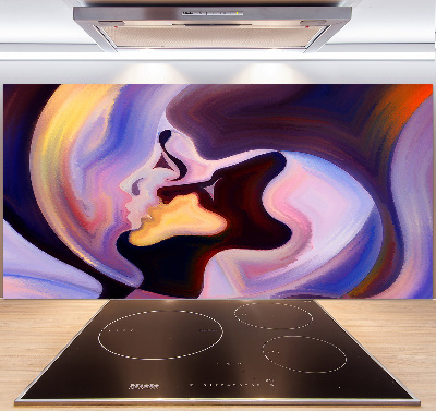 Pannello paraschizzi cucina con motivo astratto