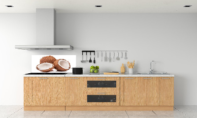 Rivestimento parete cucina in finitura Noce di cocco