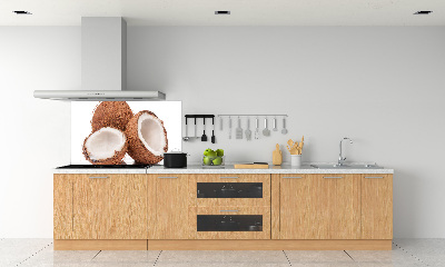 Rivestimento parete cucina in finitura Noce di cocco