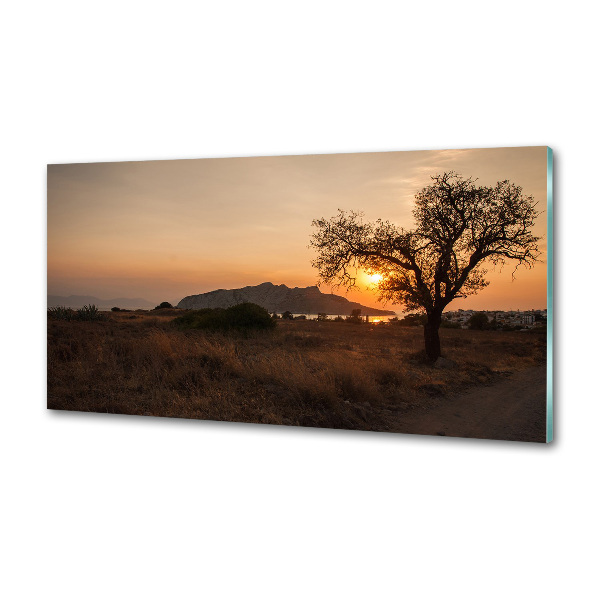 Pannello paraschizzi cucina con motivo 