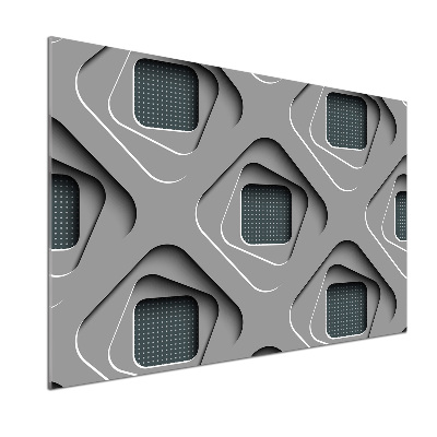 Pannello retrocucina con motivo ad astrazione 3D