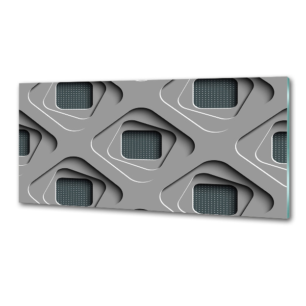 Pannello retrocucina con motivo ad astrazione 3D