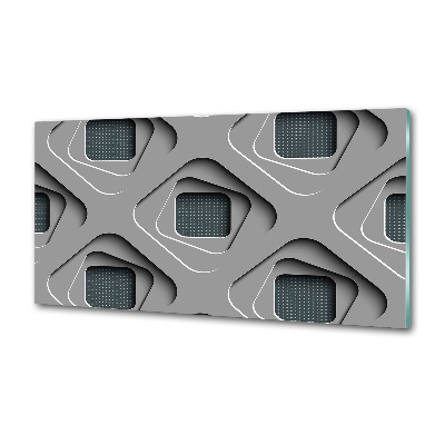 Pannello retrocucina con motivo ad astrazione 3D