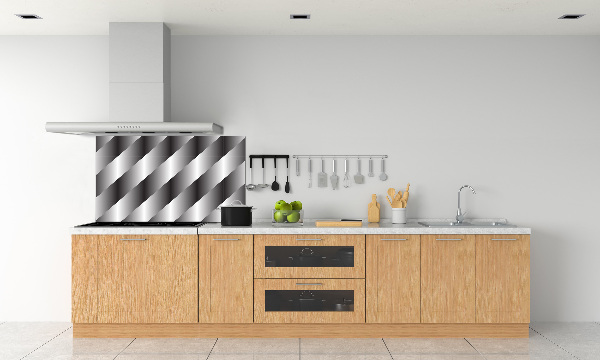 Pannello paraschizzi cucina con motivo a strisce astratte