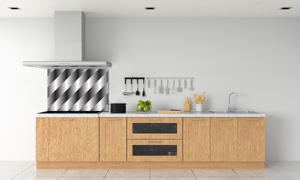 Pannello paraschizzi cucina con motivo a strisce astratte