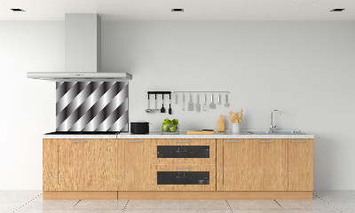 Pannello paraschizzi cucina con motivo a strisce astratte