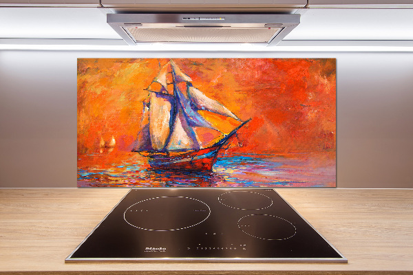 Pannello paraschizzi cucina con motivo Astronave