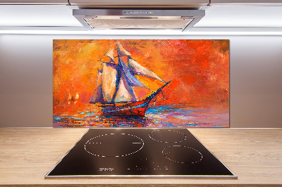 Pannello paraschizzi cucina con motivo Astronave