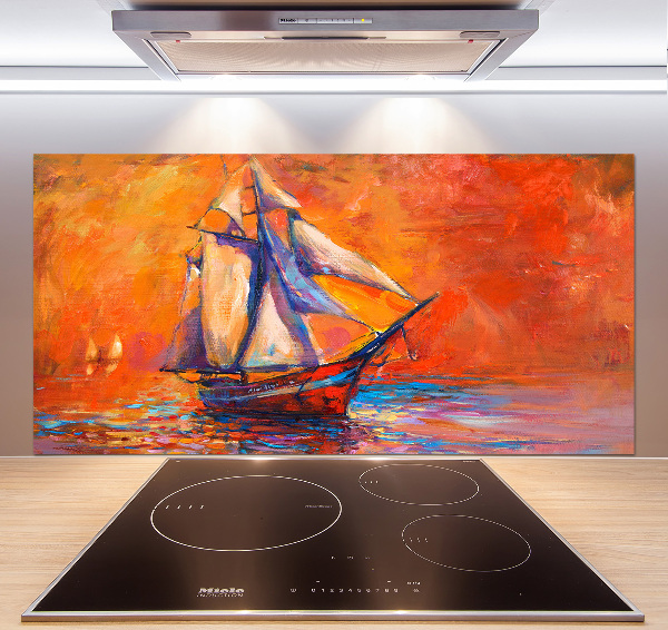 Pannello paraschizzi cucina con motivo Astronave