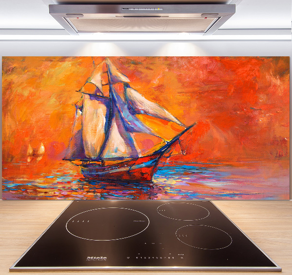 Pannello paraschizzi cucina con motivo Astronave