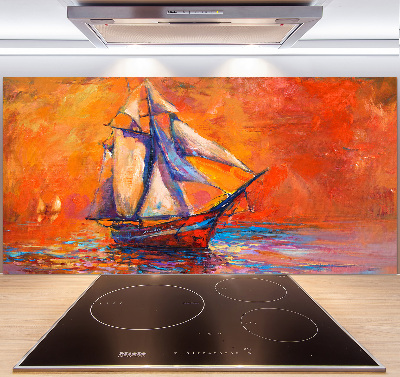 Pannello paraschizzi cucina con motivo Astronave