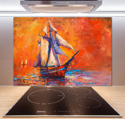 Pannello paraschizzi cucina con motivo Astronave