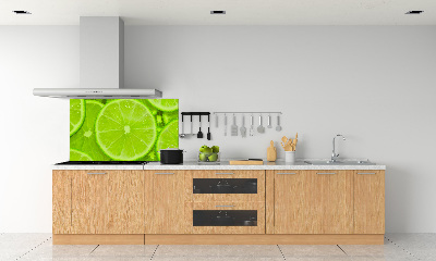 Pannello retrocucina con finitura color lime