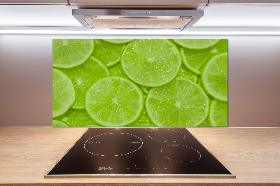 Pannello paraschizzi cucina con motivo lime