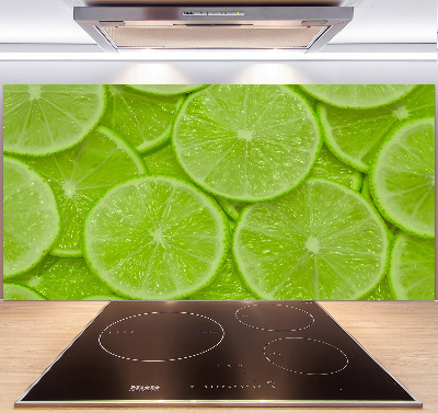 Pannello paraschizzi cucina con motivo lime
