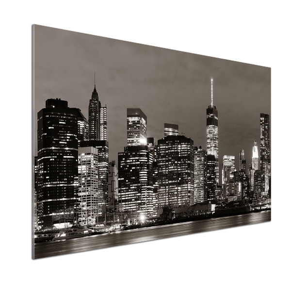 Pannello paraschizzi cucina con stampa raffigurante Manhattan, New York