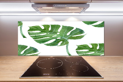 Pannello paraschizzi cucina con motivo Monstera