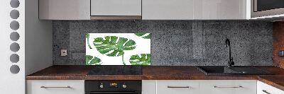Pannello paraschizzi cucina con motivo Monstera