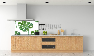 Pannello paraschizzi cucina con motivo Monstera