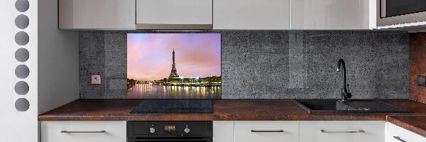 Rivestimento parete cucina con stampa della Torre Eiffel di Parigi