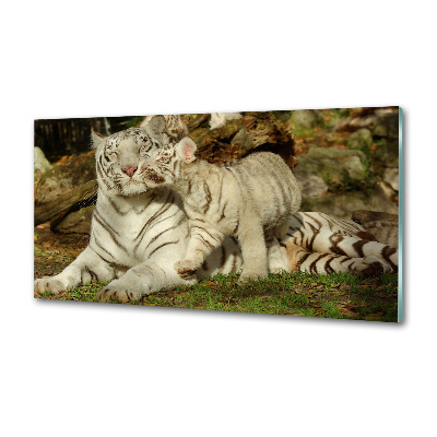 Pannello retrocucina con motivo a tigri