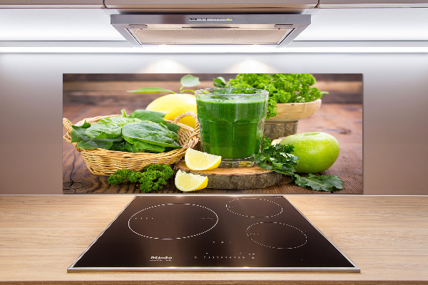Pannello paraschizzi cucina con motivo cocktail verde