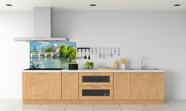 Pannello retrocucina con motivo Senna Parigi